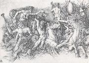 Andrea Mantegna The Battle of the Sea Gods oil